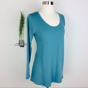 Lularoe Lynnae Teal Green Comfortable Top XS